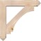 Ekena Millwork Imperial Arts and Crafts Smooth Bracket w/ Offset Brace, Douglas Fir, 7 1/2"W x 38"D x 38"H BKT0806X38X38IMP03SDF - alternate 3